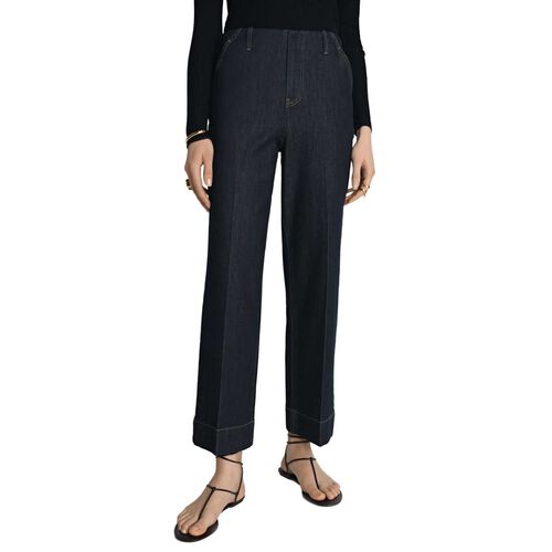 Veronika Maine Denim High Rise Cropped Jean